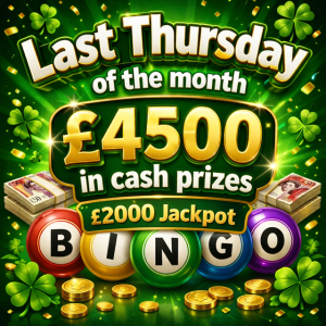 Last Thursday of the Month BINGO